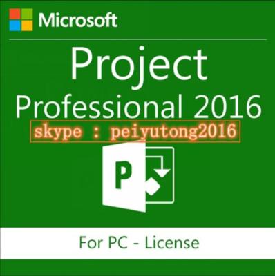 China Microsoft Project 2016 Professional License Key for sale