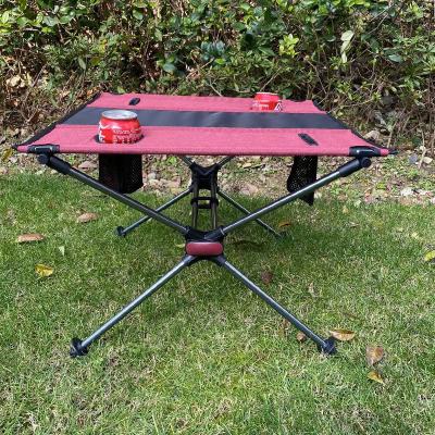 China Door Leg Table Outdoor Camping Picnic Table Aluminum Portable Camping Folding Table for sale