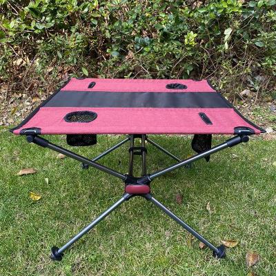 China New Design Foldable Table Picnic Door Leg Table Oxford Cloth Portable Outdoor Camping Table Furniture for sale