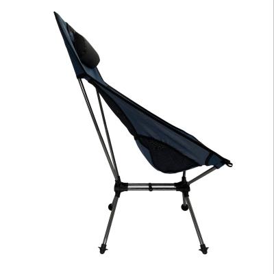 China High Quality Sturdy Frame Camping Chair High Frame Portable Camping Chair Beach Picnic Back Folding Chair for sale