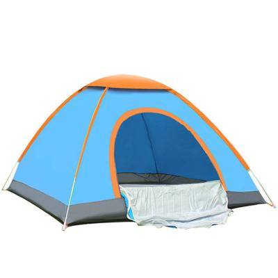 China Custom 3-4 Person Pop Dome Family Beach Tents Upright Bracing Type Outdoor Automatic Camping For Event for sale