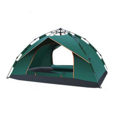 China OEM available 2 or 3 person double layers wedding party outdoor bell type straight bracing type camping glamping tents for sale