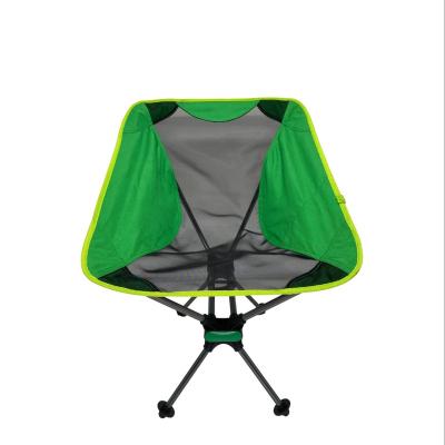 China Custom portable folding frame moon lightweight aluminum camping chair fishing chair manufacturer prices for sale