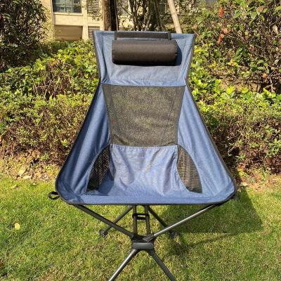 China 2022 Comfortable Camping Chair WINNER CAMP Highback Oxford Cloth With Pillow With Alu7075 Frame Folding Chair for sale