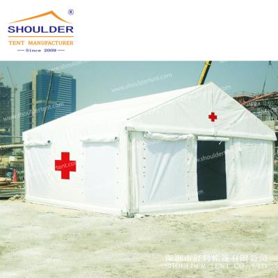 China Stake Customized Type Tent Design PVC Waterproof Emergency Tube Medical Tent for sale