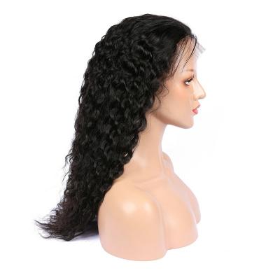 China Deep Wave 30 Inch Virgin Hair Deep Wave Lace Frontal Wigs 613 Inch Frontal Wig 150% 180% Density for sale