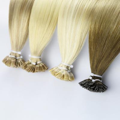 China P Color Silk Straight European 12a Remy Weft Curly Keratin Flat Clip In Hair Extension for sale