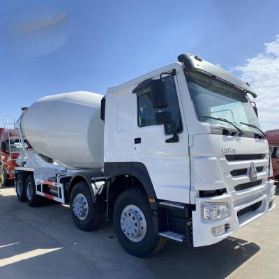 China Sinotruk Concrete Mixer Truck 371hp 430hp Used 10m3 8*4 Concrete Pump Mixer Truck For Sale for sale