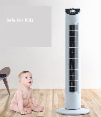 China 3 Wind Speed indoor leafless cooling fan 32inch silent oscillating electric stand slim tower fan for sale