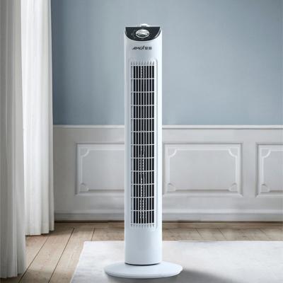 China 32inch portable electric cooling room fan cooler 3 wind floor slim tower bladeless stand fan for sale