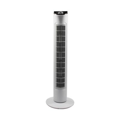 China Factory OEM 32inch standing home indoor cooling fan floor tower slim time setting oscillating electric fan for sale