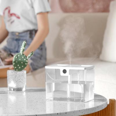 China Room Humidifier 1.5L Desktop Mini Diffuser Humidificador Ultrasonic Air Humidifier Purifier Portable for sale