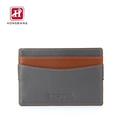 China New Style RFID Card Holder Wallet Business Credite Leather Card Holder for sale