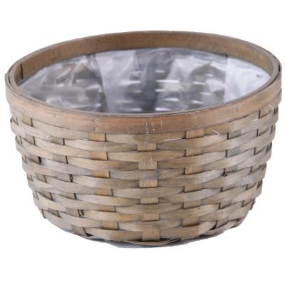 China Modern Factory Hot Selling Hand - Woven Home Pan Planting Flower Basket Storage Basket for sale