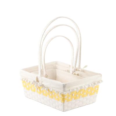 China Eco - Friendly Factory Outlet Gift Blue Fruit Basket Storage Basket for sale