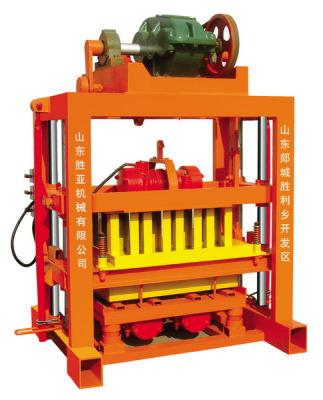 China Building Material Stores Shengya Machinery QTJ4-40 cabro paver block brick making machine popular in Kenya for sale