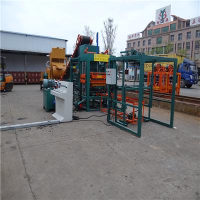 China Building Material / Brick Making Stores QT4-20 Automatic Hollow Cement Block Machine Price In Africa for sale