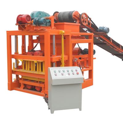 China Building Material Shops QTJ4-26 Automatic Hollow Block Machine Concrete Road Interlock Paver Brick Making Machine for sale