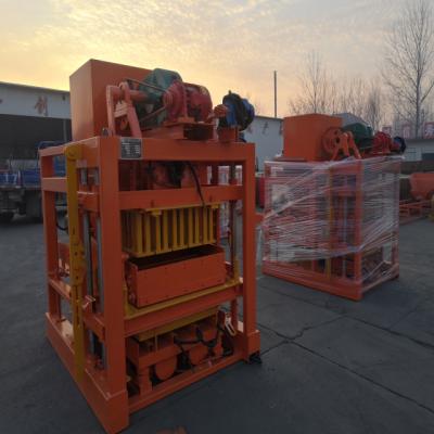 China Building Material Shops QTJ4-26 Automatic Block Machine Cabro Block Machine Solid Brick Making Machine for sale