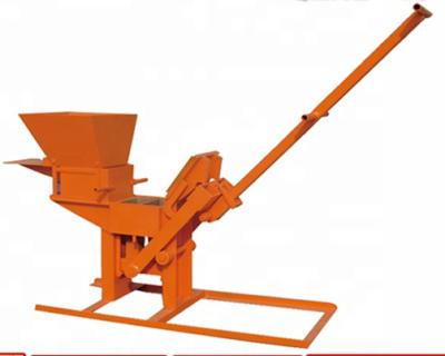 China Building Material Shops Small Soil Clay Brick Machine QMR2-45 Manual Manual Interlocking Brick Machine for sale