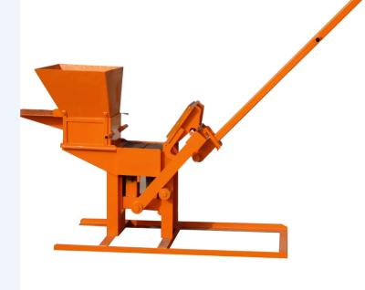 China Building Material Shops Small Manual Soil Interlocking Brick Making Machine QMR2-40 Clay Brick Making Machine for sale