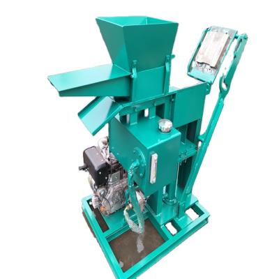 China Building material stores SY1-25 eco brava interlocking press clay soil earth brick machine manual diesel and electric power for sale