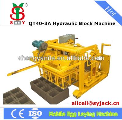 China QT40-3A CONCRETE machine, pallet free block machine egg laying concrete block price for sale