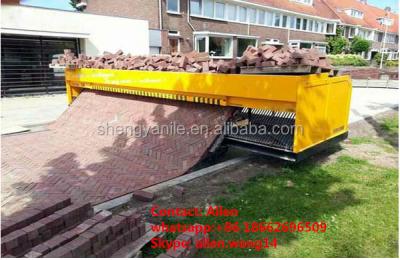 China Cement German technology! tiger stone brick laying machine price SY6-400 paver brick laying machine for sale