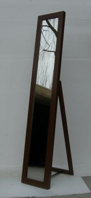 China cheap wood free-standing mirror,office furniture for sale