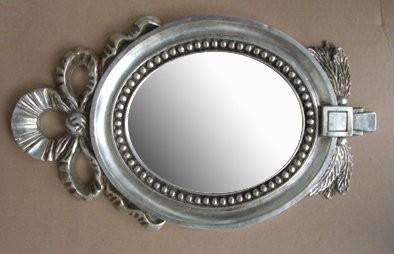 China lovely design wooden oval mirror frame for sale