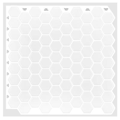 China 12 inch pure white hexagon self adhesive tile for kitchen backsplash zu verkaufen