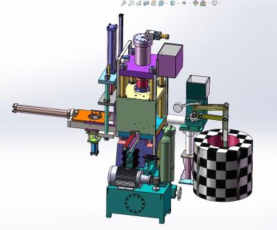 China rotores sumergibles del motor de la prensa de la máquina de fundición a presión del aluminio 125T con el dado de 4 cavidades en venta