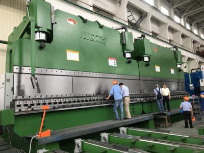 China Hydraulischer Anschlag CNC-Tandempresse-Bremse 150 - 500Mm 0,02 Millimeter 200 - 800Mm zu verkaufen