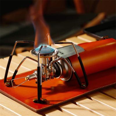 China Luxury Outdoor Camping Stove Pedestal Mat Luxury Spider Oven PU Leather Pad Picnic Travel For Japan for sale