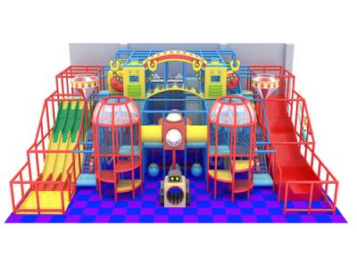 China Big Slide Indoor Playground Galvanized Steel Material With Fiberglass Slide for sale