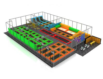 China Trampolín rectangular de la bola de Dodge con altura del recinto 1000m m en venta