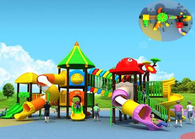 China TUV Outdoor Adventure Playground Equipment , Childrens Outdoor Play Equipment for sale