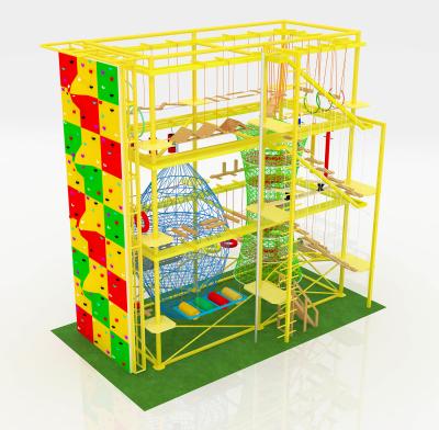 中国 屋内冒険ロープのコースの障害物コース多重レベルASTMの標準 販売のため