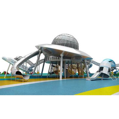 China Innovative Outdoor Amusement Park Equipment Galvanized Steel Material for sale