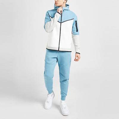 China wholesale Anti-wrinkle design zip up 500 gsm cotton fleece hoodie sweatshirts men's technology oversized patchwork hoodies custom for men for sale