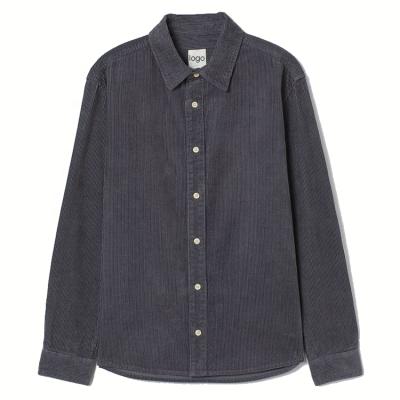 China OEM Long Sleeve Turn-Down Shirt Cotton Collar Cotton Soft High Quality Soft Corduroy Blouse Custom Made Color Men's Breathable Corduroy Shirts for sale