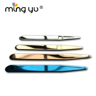 China Durable Factory Direct Brushed Finish Metal Promotional Collar Stays For Shirt for sale