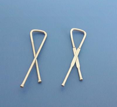 China Garment Accessories Metal Backpack Clip For Shirt Packing X Shape Metal Clip for sale