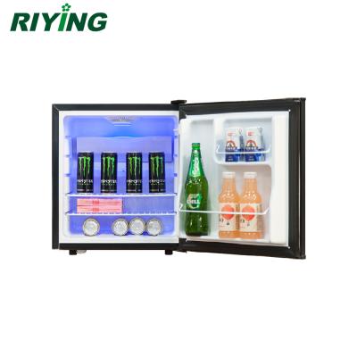 China Mini Bar Absorption Silent Single Door Refrigerator Absorption 40 Liter 0dB Absorption For Hotel Room for sale