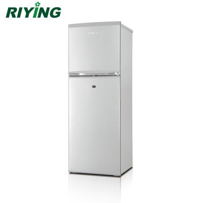 China BCD-138 COMPRESSOR Double Door And Top Freezer Household Refrigerator for sale