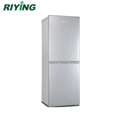 China COMPRESSOR Double Door and Bottom Freezer Stainless Steel Household Compressor 156 Liter Refrigerator BCD-156 for sale