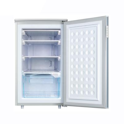 China 80L Hotel Household Small Upright Upright Freezer Quick Quick Ice Maker with Roll Link Vaporizer for sale