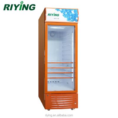 China 278 Liter Soft Drink Fridge Display Cooler Single-temperature Pepsi Fridge for sale