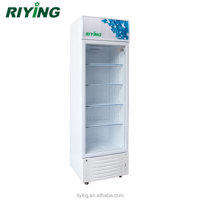 China 278 Liter Display Beverage Cooler Commercial Showcase Refrigerator Single-temperature Refrigerator LG-278 for sale