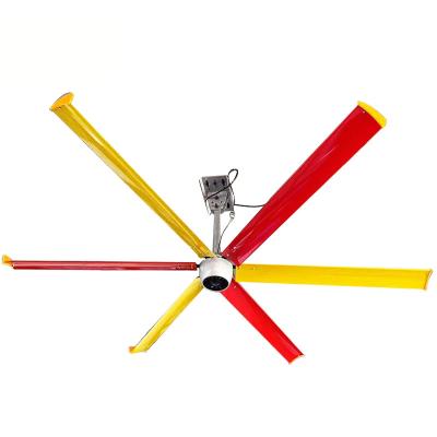 China Hotels PMSM DC Motor 15FT 4.5m Large Energy Saving Industrial 220V Ceiling Fan for sale